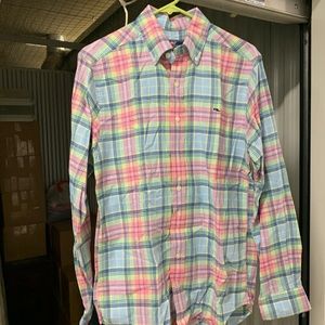 Vineyard Vines Men’s Pastel Button Down - Small